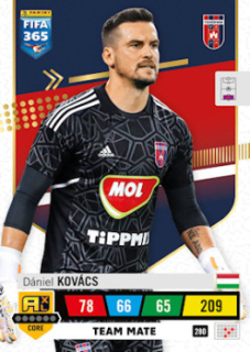 Daniel Kovacs Mol Fehervar FC 2023 FIFA 365 Team Mate #280